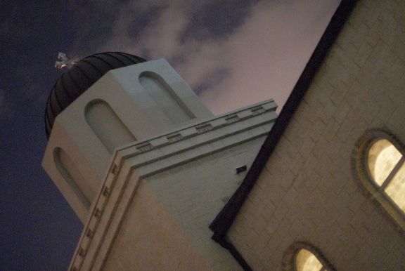 The cupola of the church